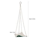 Plant Hanger Indoor Wall Hanging Flower Pot Holder Garden Courtyard Wall DecorationGreen 20cm