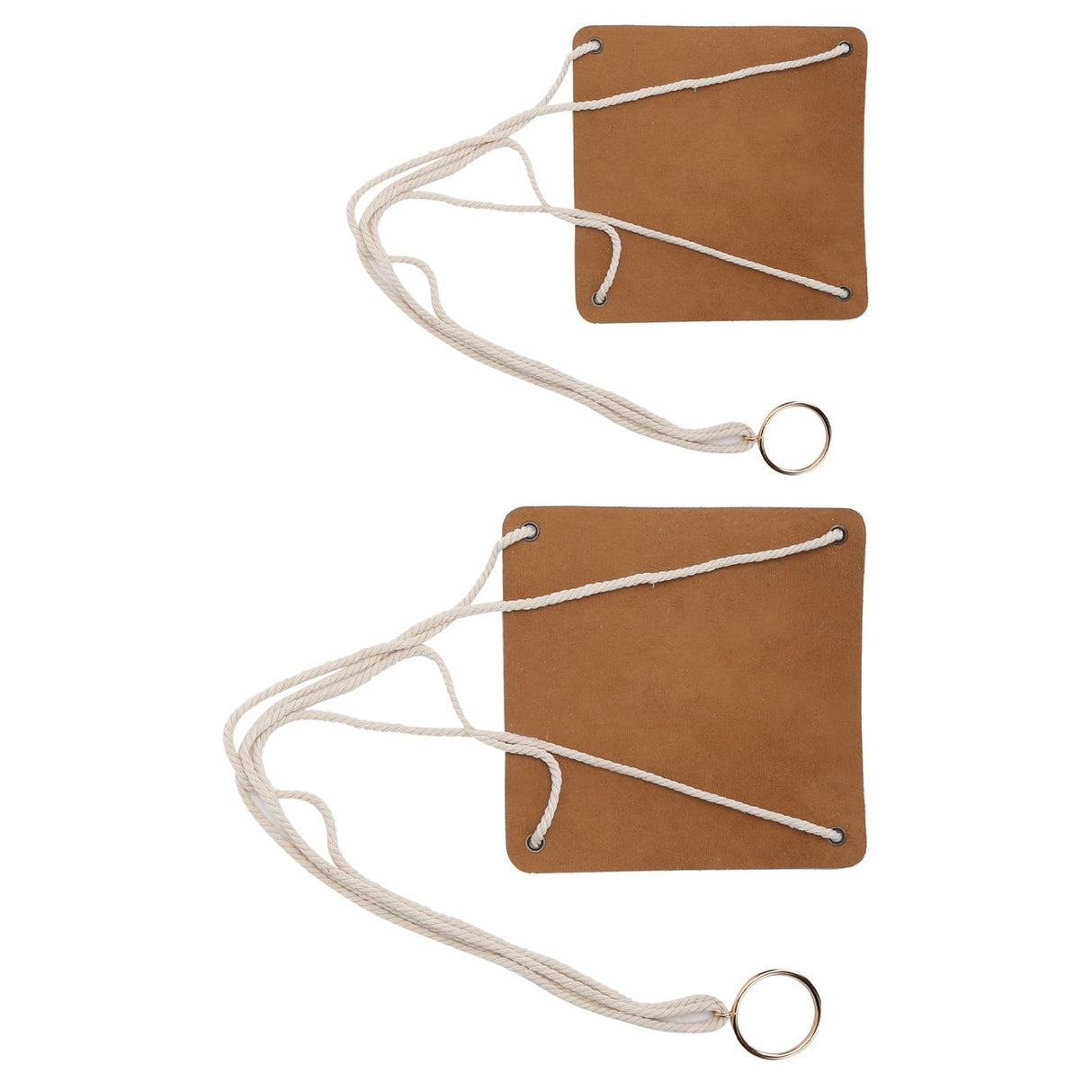 2Pcs Plant Hanger Decorative Flower Pot Holder Hanging Planter Basket with Cotton Rope