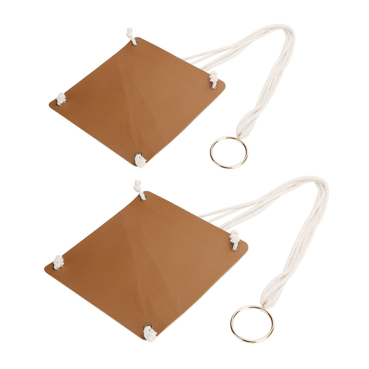 2Pcs Plant Hanger Decorative Flower Pot Holder Hanging Planter Basket with Cotton Rope