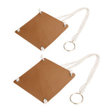 2Pcs Plant Hanger Decorative Flower Pot Holder Hanging Planter Basket with Cotton Rope