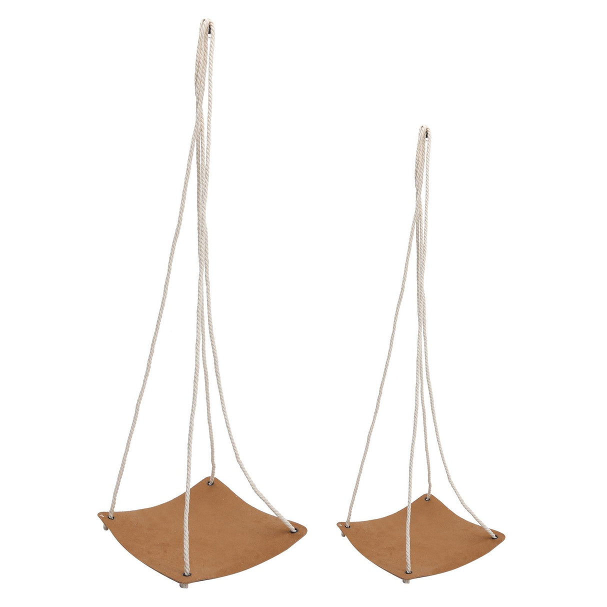 2Pcs Plant Hanger Decorative Flower Pot Holder Hanging Planter Basket with Cotton Rope