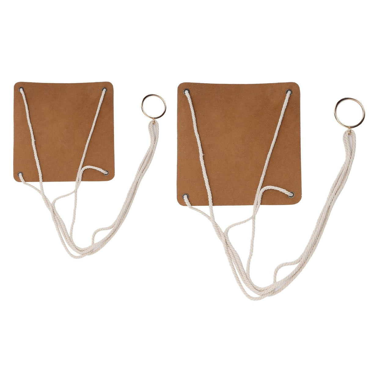 2Pcs Plant Hanger Decorative Flower Pot Holder Hanging Planter Basket with Cotton Rope
