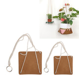 2Pcs Plant Hanger Decorative Flower Pot Holder Hanging Planter Basket with Cotton Rope - Extra Image