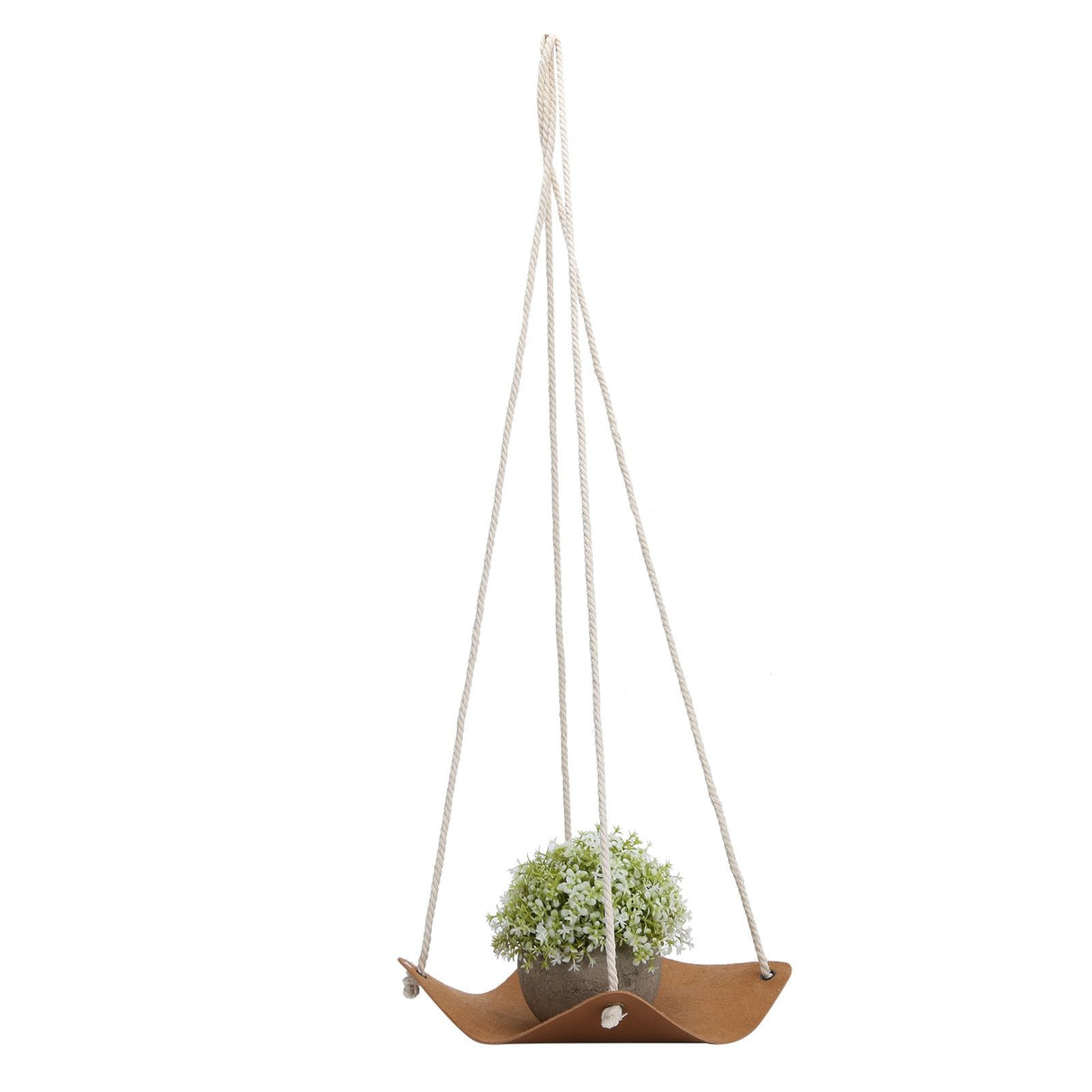 2Pcs Plant Hanger Decorative Flower Pot Holder Hanging Planter Basket with Cotton Rope