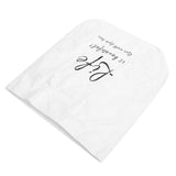 Kraft Paper Lunch Bag Aluminum Film Insulated Holder Environmental Protection Storage SuppliesWhite