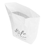 Kraft Paper Lunch Bag Aluminum Film Insulated Holder Environmental Protection Storage SuppliesWhite - Close-Up Angle