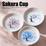 Temperature Color Changing Cup Flower Display Tea Bowl Ceramic Household SuppliesSakura B - Extra Image