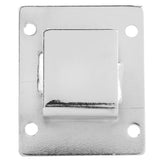5Pcs Shelf Mount Bracket Hanger Stainless Steel Tube Support Holder Buckle Hardware SilverOpening Type