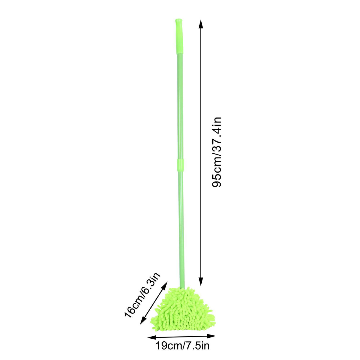 Extendable Mop 180 Degree Rotatable Triangular Cleaning Mop Home Wall Ceiling Floor Cleaning