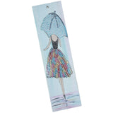 DIY Diamond Painting Bookmarks with Tassel Crafts Gift for Home Office School UseAA389‑Girl - Side View