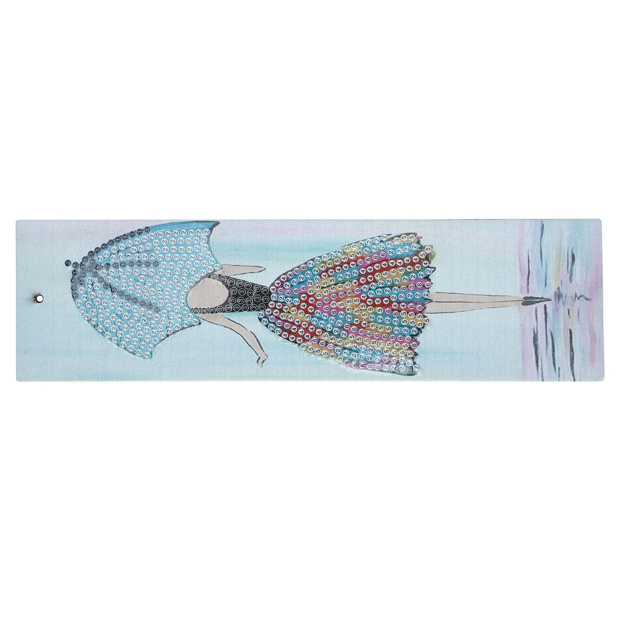 DIY Diamond Painting Bookmarks with Tassel Crafts Gift for Home Office School UseAA389‑Girl