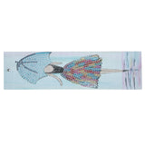 DIY Diamond Painting Bookmarks with Tassel Crafts Gift for Home Office School UseAA389‑Girl - Low Angle