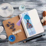DIY Diamond Painting Bookmarks with Tassel Crafts Gift for Home Office School UseAA389‑Girl - Extra Image