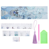 DIY Diamond Painting Bookmarks with Tassel Crafts Gift for Home Office School UseAA390‑Vase
