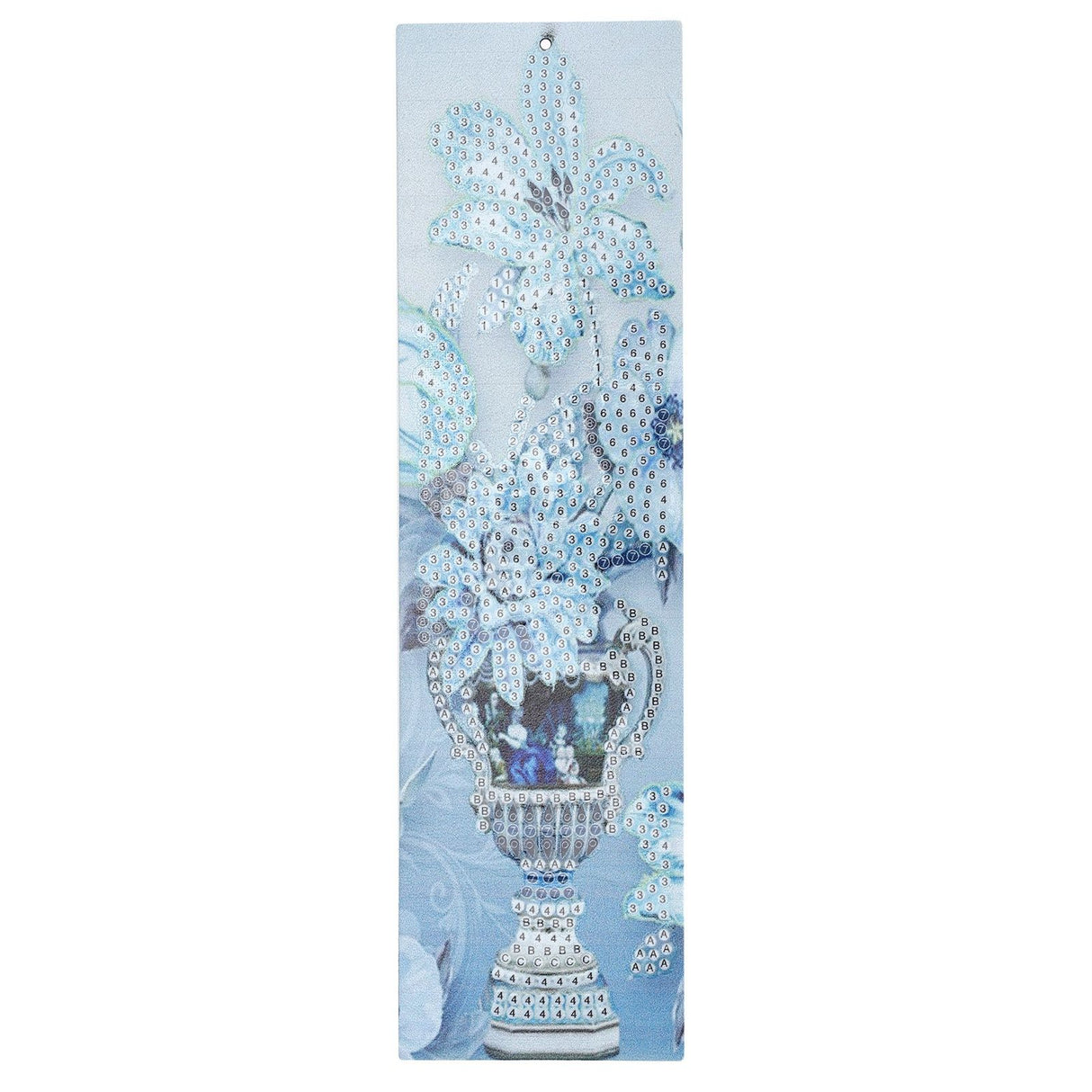 DIY Diamond Painting Bookmarks with Tassel Crafts Gift for Home Office School UseAA390‑Vase