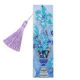 DIY Diamond Painting Bookmarks with Tassel Crafts Gift for Home Office School UseAA390‑Vase - Extra Image