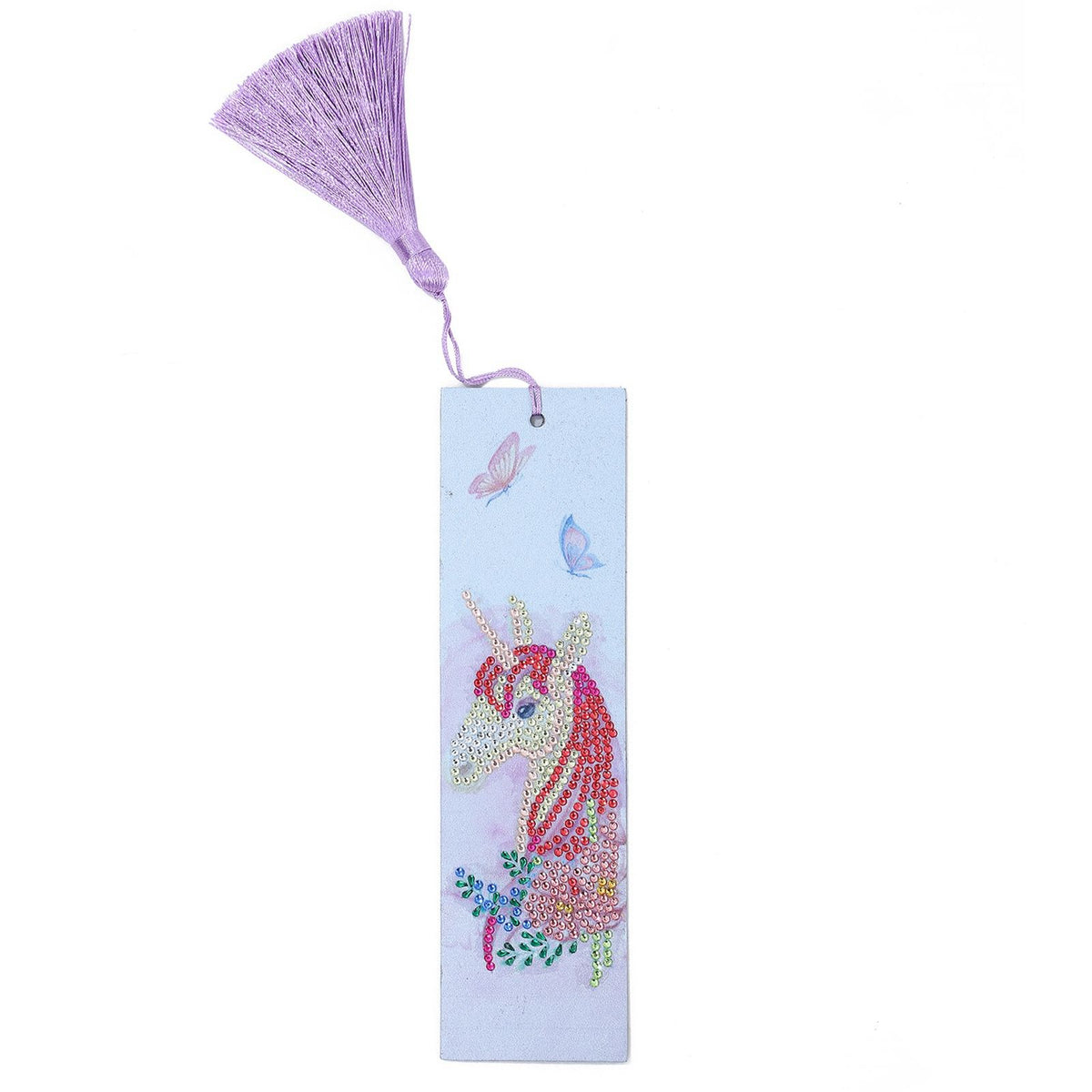 Diamond Painting Bookmarks with Tassel DIY Artware gift for Home Office School StudentsAA391‑Color Horse