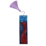 Diamond Painting Bookmarks with Tassel DIY Artware gift for Home Office School StudentsAA393‑Bird - Extra Image
