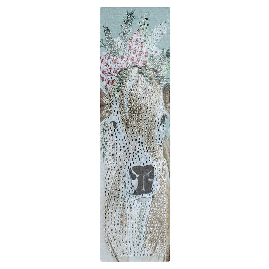 Diamonds Painting Bookmarks with Tassel Pendant Bookmark Art Craft for DIY MakingDeer Pattern