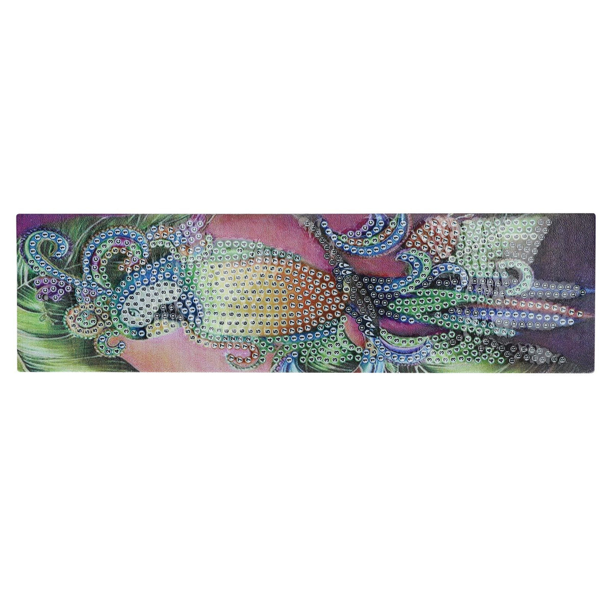 Diamonds Painting Bookmarks with Tassel Pendant Bookmark Art Craft for DIY MakingBird Pattern