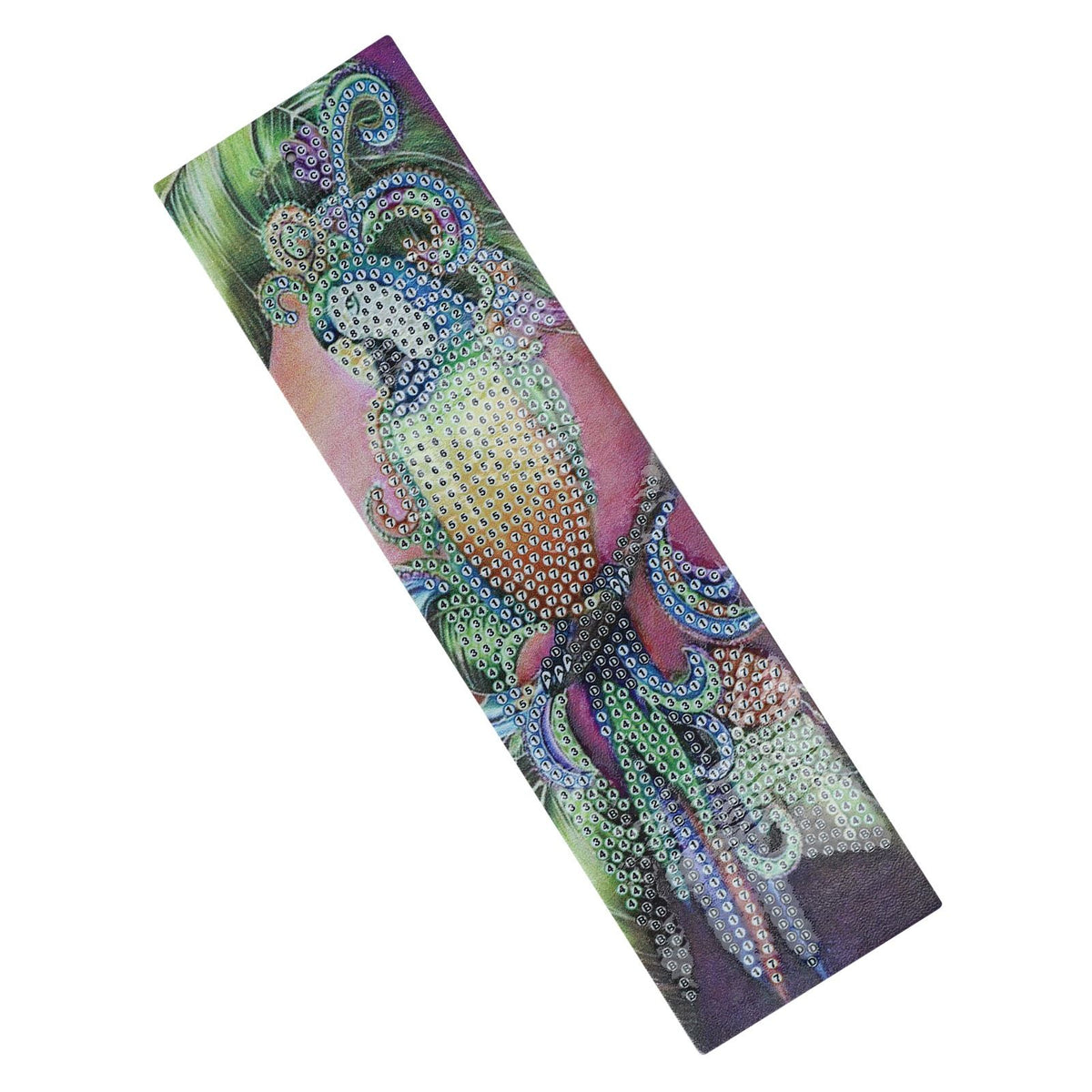 Diamonds Painting Bookmarks with Tassel Pendant Bookmark Art Craft for DIY MakingBird Pattern