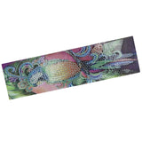 Diamonds Painting Bookmarks with Tassel Pendant Bookmark Art Craft for DIY MakingBird Pattern - Close-Up Angle