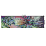 Diamonds Painting Bookmarks with Tassel Pendant Bookmark Art Craft for DIY MakingBird Pattern