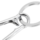 12pcs Alloy Keychain AntiRust No Deformation Glossy Surface for Hanging Key Wallet Zip Belt