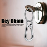 12pcs Alloy Keychain AntiRust No Deformation Glossy Surface for Hanging Key Wallet Zip Belt