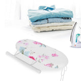 Mini Ironing Board Foldable Sleeve Cuffs Collars Ironing Table for Home Travel UseFlora Bloom