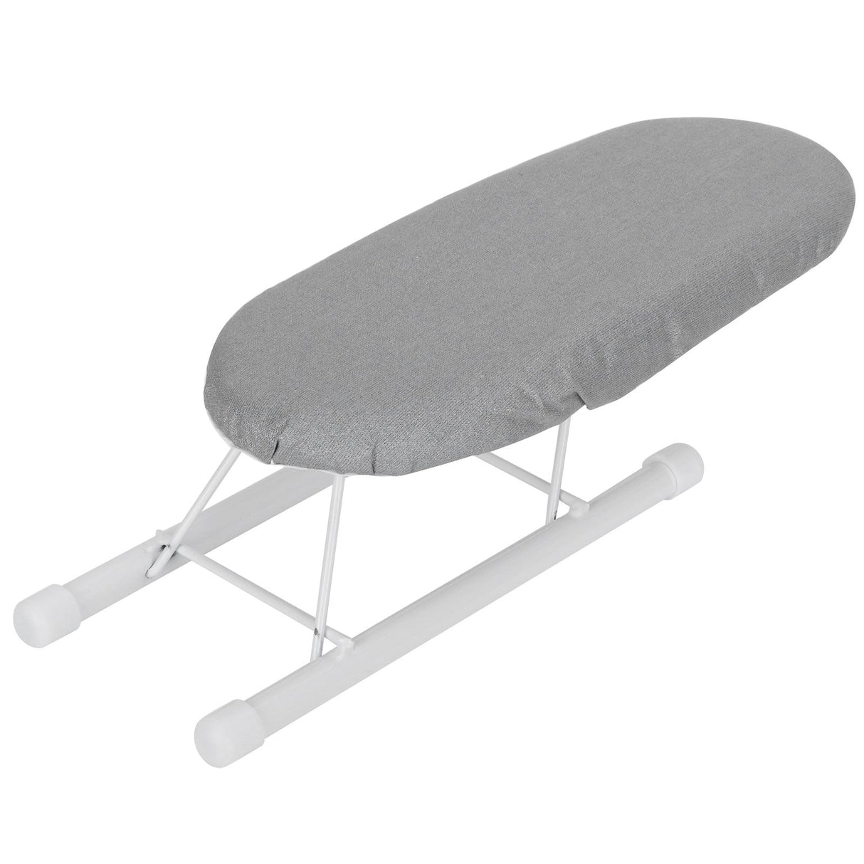 Mini Ironing Board Foldable Sleeve Cuffs Collars Ironing Table for Home Travel UseSilver Cloth