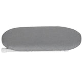 Mini Ironing Board Foldable Sleeve Cuffs Collars Ironing Table for Home Travel UseSilver Cloth - Top-Down View