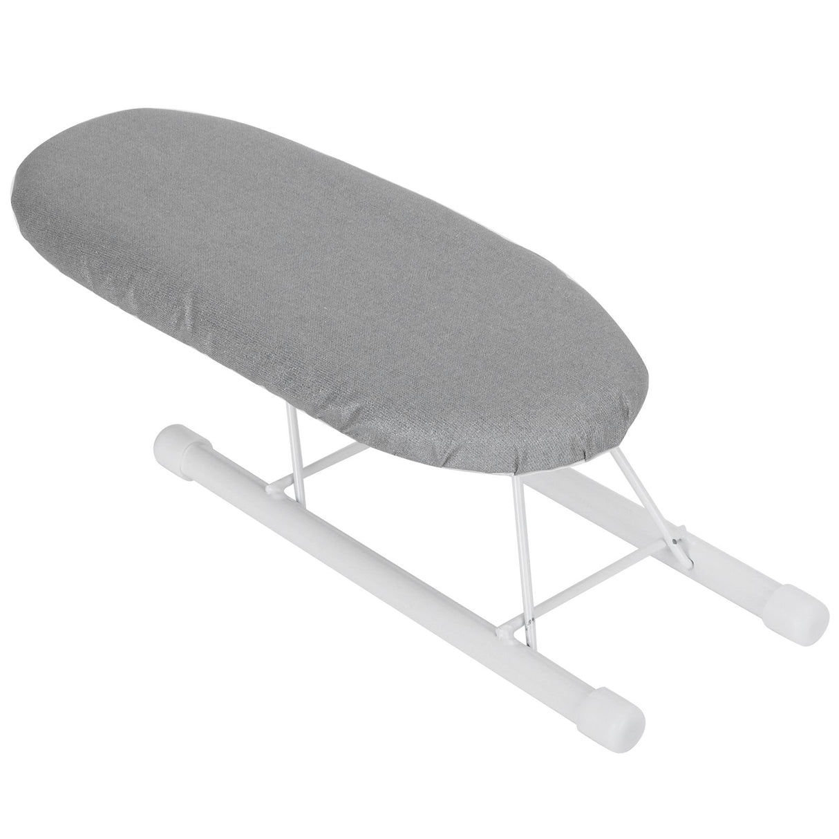 Mini Ironing Board Foldable Sleeve Cuffs Collars Ironing Table for Home Travel UseSilver Cloth