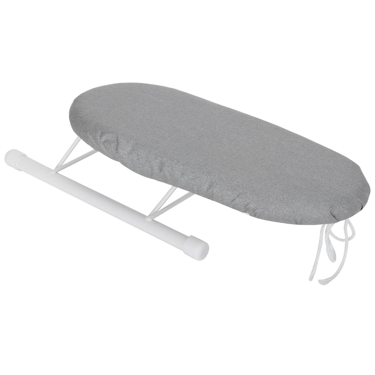 Mini Ironing Board Foldable Sleeve Cuffs Collars Ironing Table for Home Travel UseSilver Cloth