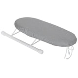 Mini Ironing Board Foldable Sleeve Cuffs Collars Ironing Table for Home Travel UseSilver Cloth