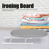 Mini Ironing Board Foldable Sleeve Cuffs Collars Ironing Table for Home Travel UseSilver Cloth - Extra Image