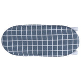 Mini Ironing Board Foldable Sleeve Cuffs Collars Ironing Table for Home Travel UseDark Blue Grid