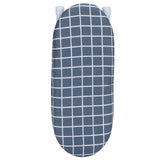 Mini Ironing Board Foldable Sleeve Cuffs Collars Ironing Table for Home Travel UseDark Blue Grid