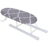 Mini Ironing Board Foldable Sleeve Cuffs Collars Ironing Table for Home Travel UseClassic Grid