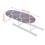 Mini Ironing Board Foldable Sleeve Cuffs Collars Ironing Table for Home Travel UseClassic Grid