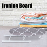 Mini Ironing Board Foldable Sleeve Cuffs Collars Ironing Table for Home Travel UseClassic Grid - Extra Image