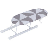 Mini Ironing Board Foldable Sleeve Cuffs Collars Ironing Table for Home Travel UseFashion Square Grid