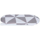 Mini Ironing Board Foldable Sleeve Cuffs Collars Ironing Table for Home Travel UseFashion Square Grid - Rear View