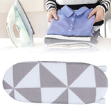 Mini Ironing Board Foldable Sleeve Cuffs Collars Ironing Table for Home Travel UseFashion Square Grid - Extra Image