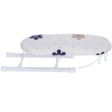 Mini Ironing Board Foldable Sleeve Cuffs Collars Ironing Table for Home Travel UseFlower Cluster