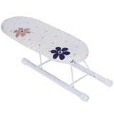 Mini Ironing Board Foldable Sleeve Cuffs Collars Ironing Table for Home Travel UseFlower Cluster