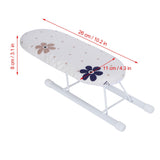 Mini Ironing Board Foldable Sleeve Cuffs Collars Ironing Table for Home Travel UseFlower Cluster - Extra Image