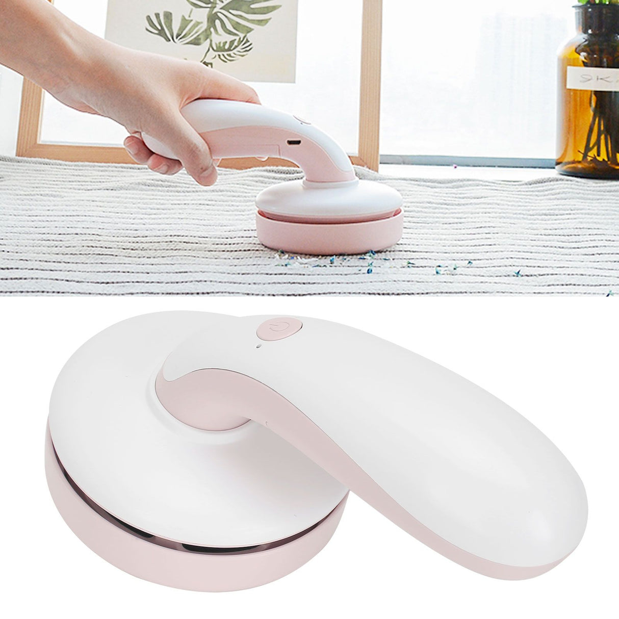 C500 Desktop Cleaner Rechargeable Handheld Mini Small Desktop Hair Dust CleanerPink