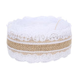 10m DIY Jute Lace Roll Wedding Birthday Party Decoration Crafts Clothing Accessories