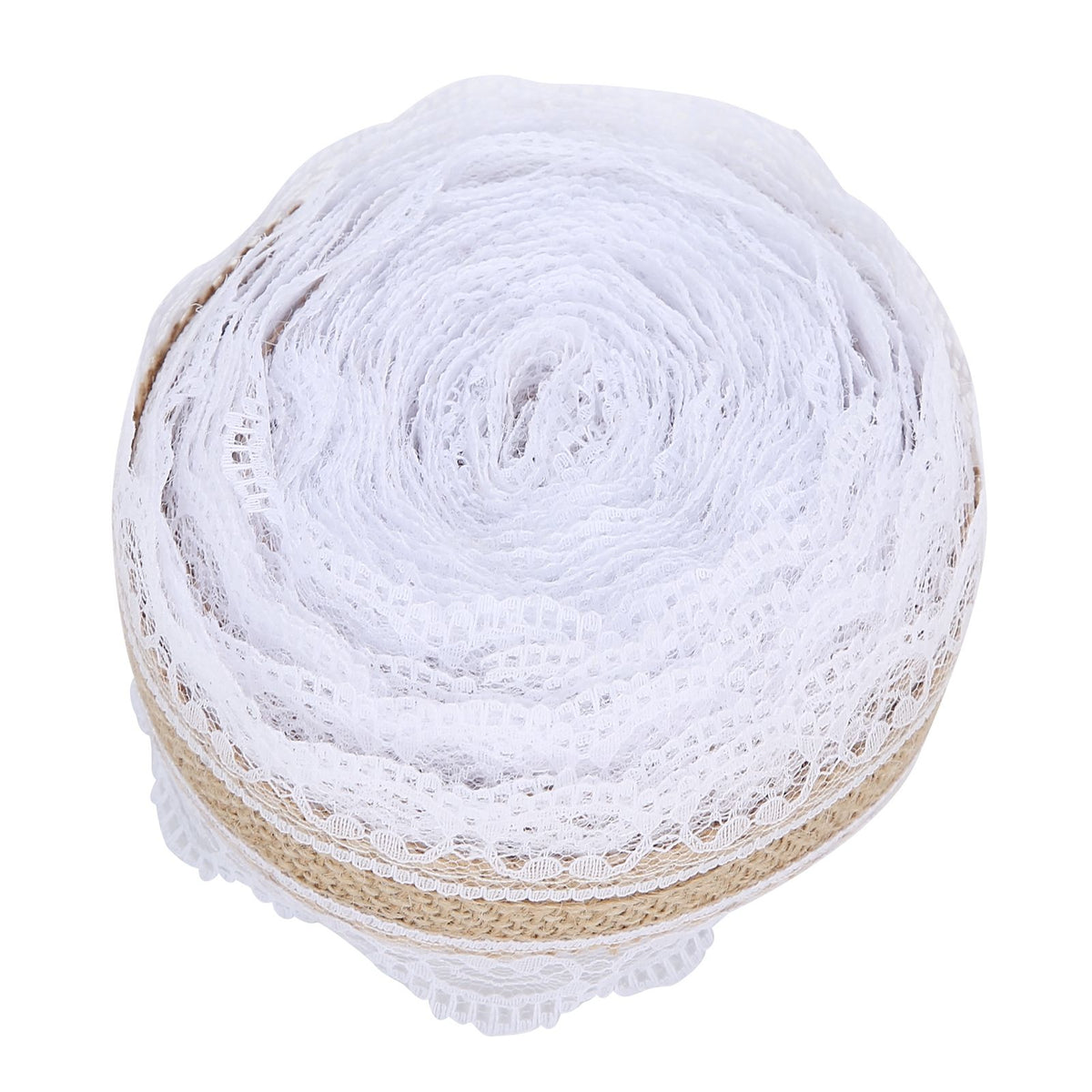 10m DIY Jute Lace Roll Wedding Birthday Party Decoration Crafts Clothing Accessories